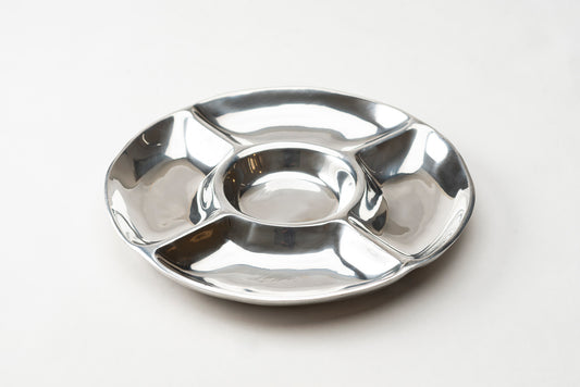 5 Services Round  Tray